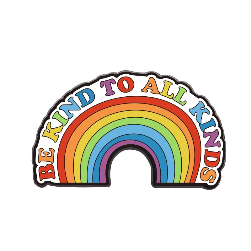 Funny Quote Enamel Pins Positive Saying Pop Music Rock Band LGBT Rainbow Brooches Lapel Badge Funny Jewelry Gifts for Friends Quick Pick Grocers
